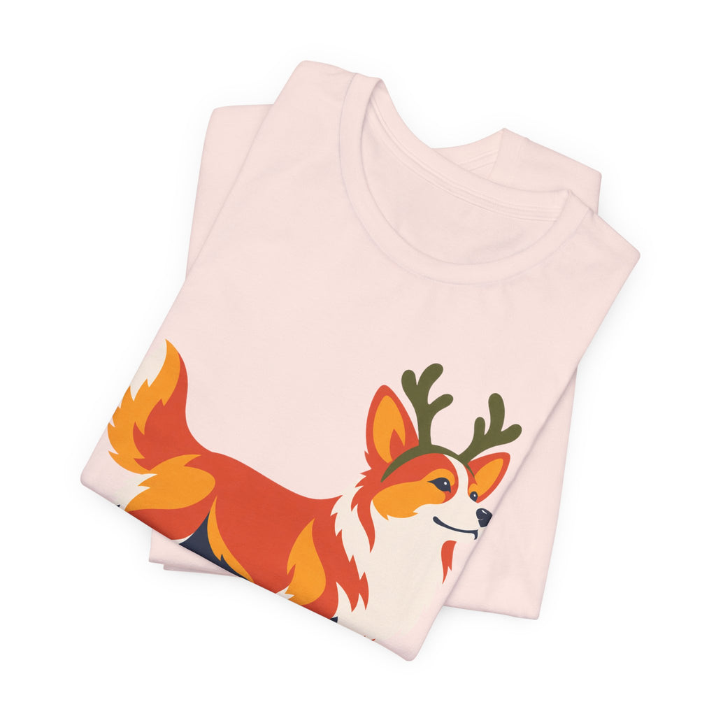 Santas Shortest Reindeer Corgi T-Shirt