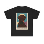 Vintage Labrador Retriever Tee - Endless Hunger Black 2XL T-Shirt