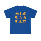 Cozy Golden Retriever Quilting Adventures T-Shirt