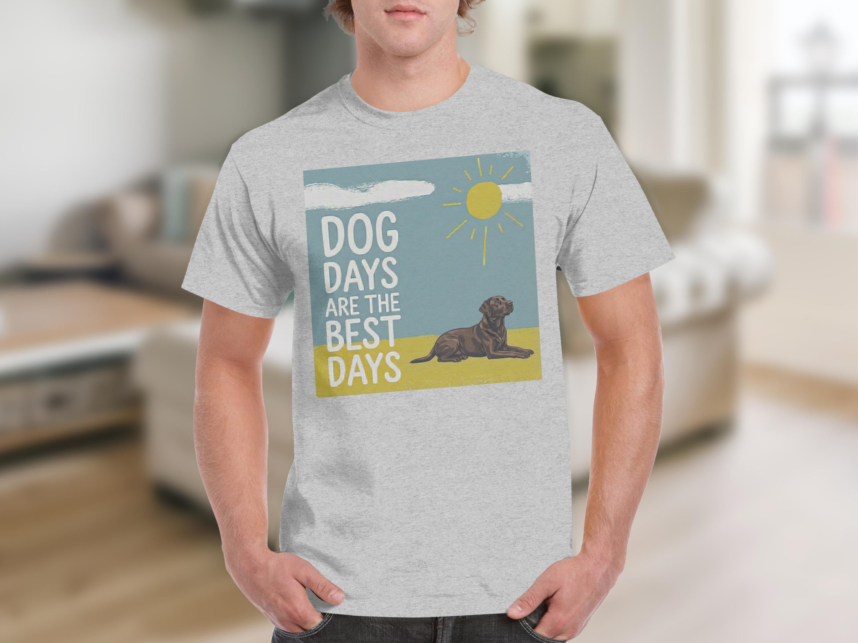 Dog Days Are The Best Days Graphic T-shirt