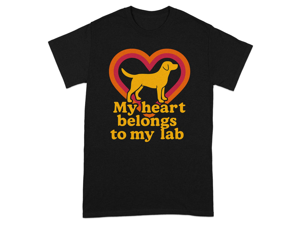 My Heart Belongs to My Lab Graphic T-Shirt