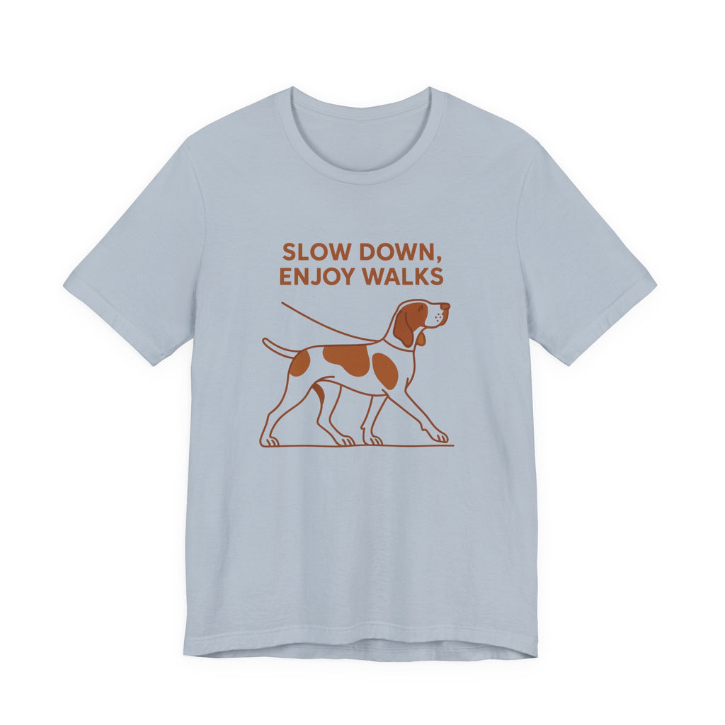 Bracco Italiano Slow Down Enjoy Walks Tee