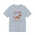 Bracco Italiano Slow Down Enjoy Walks Tee