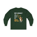 Beagle Look At That Face Long Sleeve Tee in Forest Green