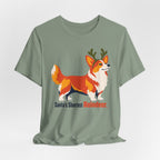 Santas Shortest Reindeer Corgi T-Shirt