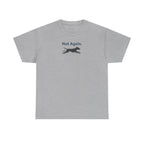 Not Again Running Dog Silhouette Humor Statement T-Shirt