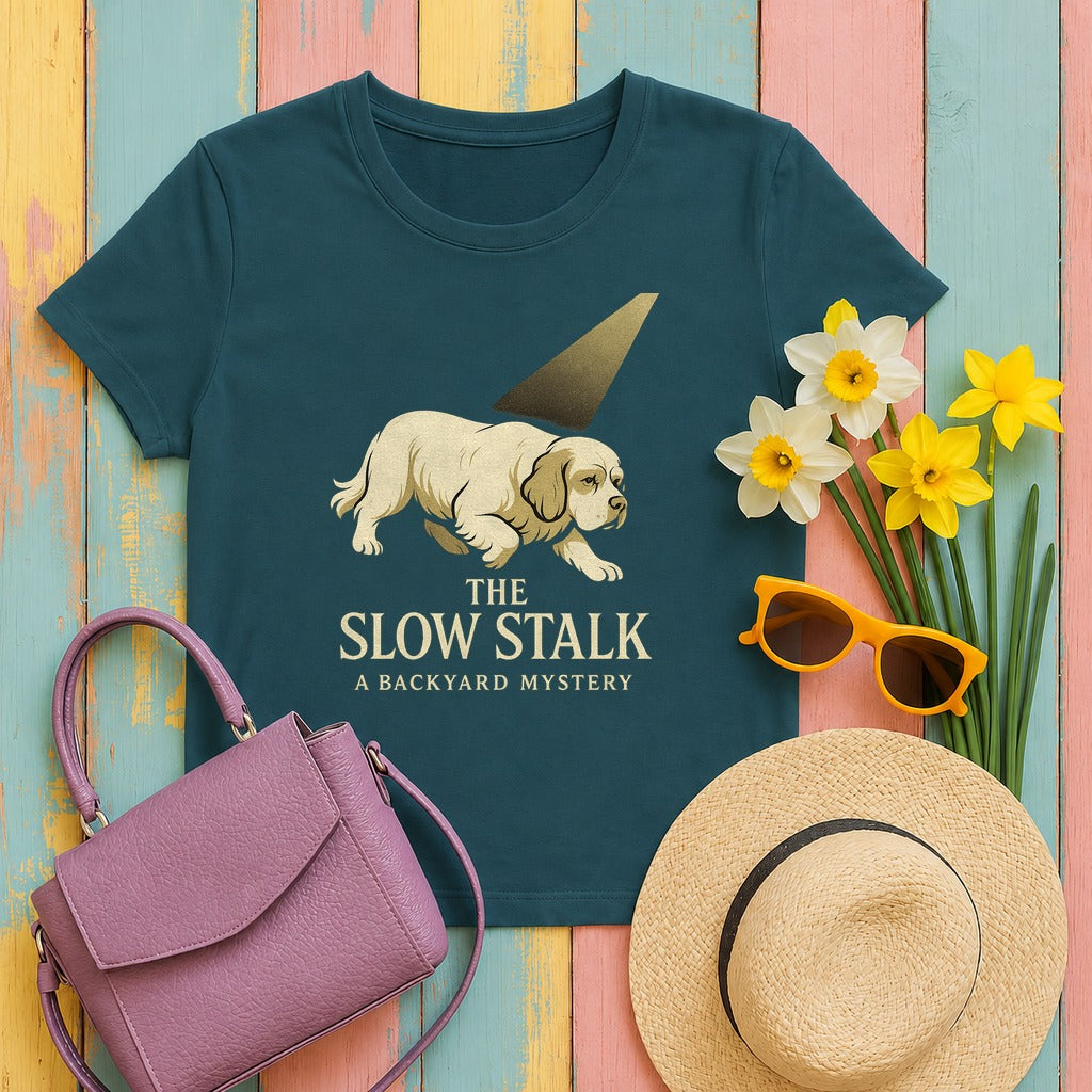 Clumber The Slow Stalk Tee in Heather Deep Teal