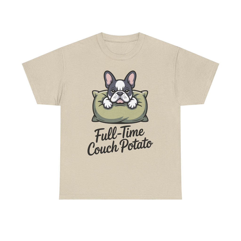 Full-Time Couch Potato Frenchie T-shirt