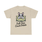 Full-Time Couch Potato Frenchie T-shirt