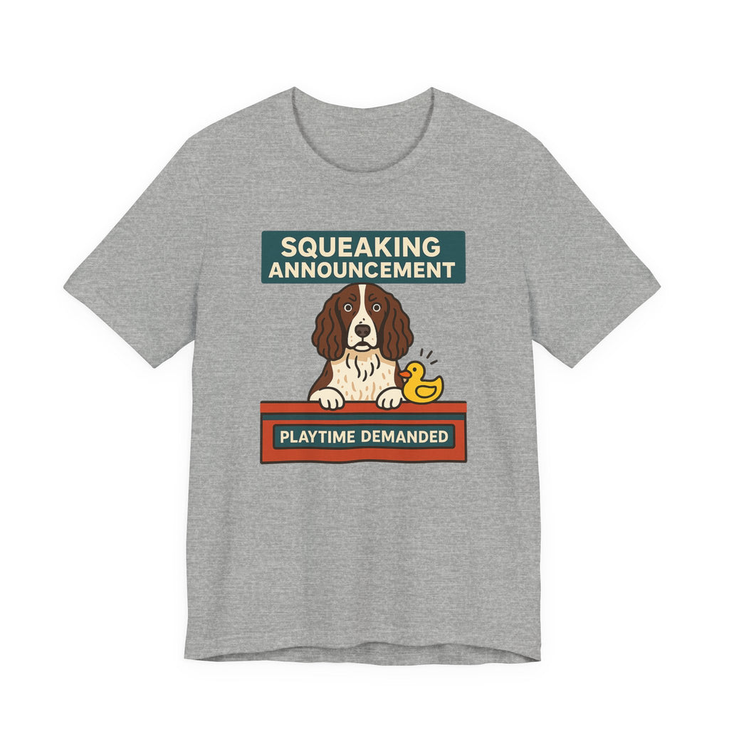 Springer Squeaking Announcement Tee