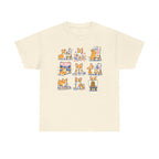 Whimsical Corgi Artist T-Shirt
