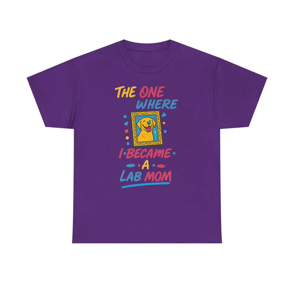 The One Where I Became A Lab Mom t-shirt, view 5