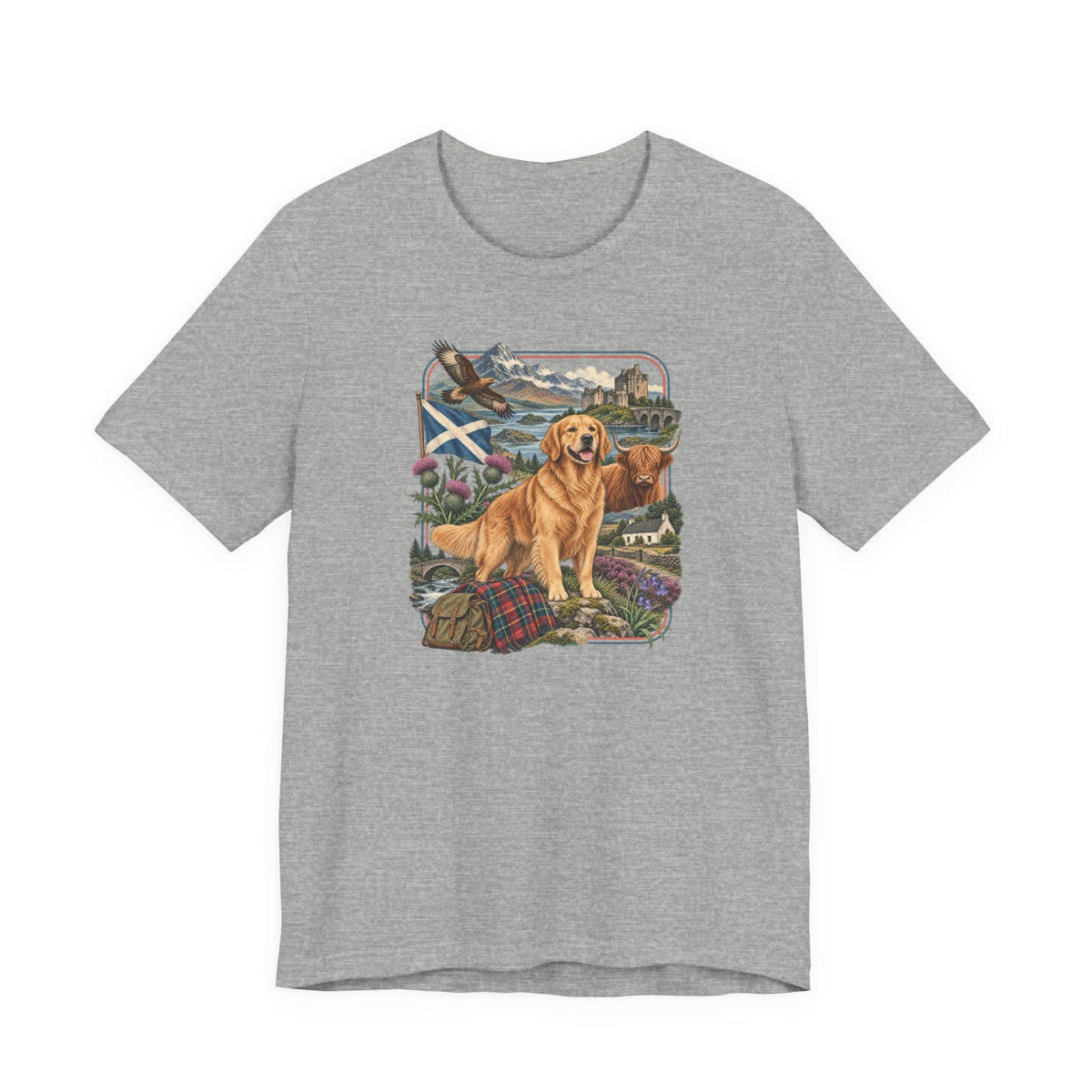 Golden Retriever Scotland Heritage T-Shirt
