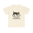 Every Walk Is An Investigation Beagle Artwork T-Shirt