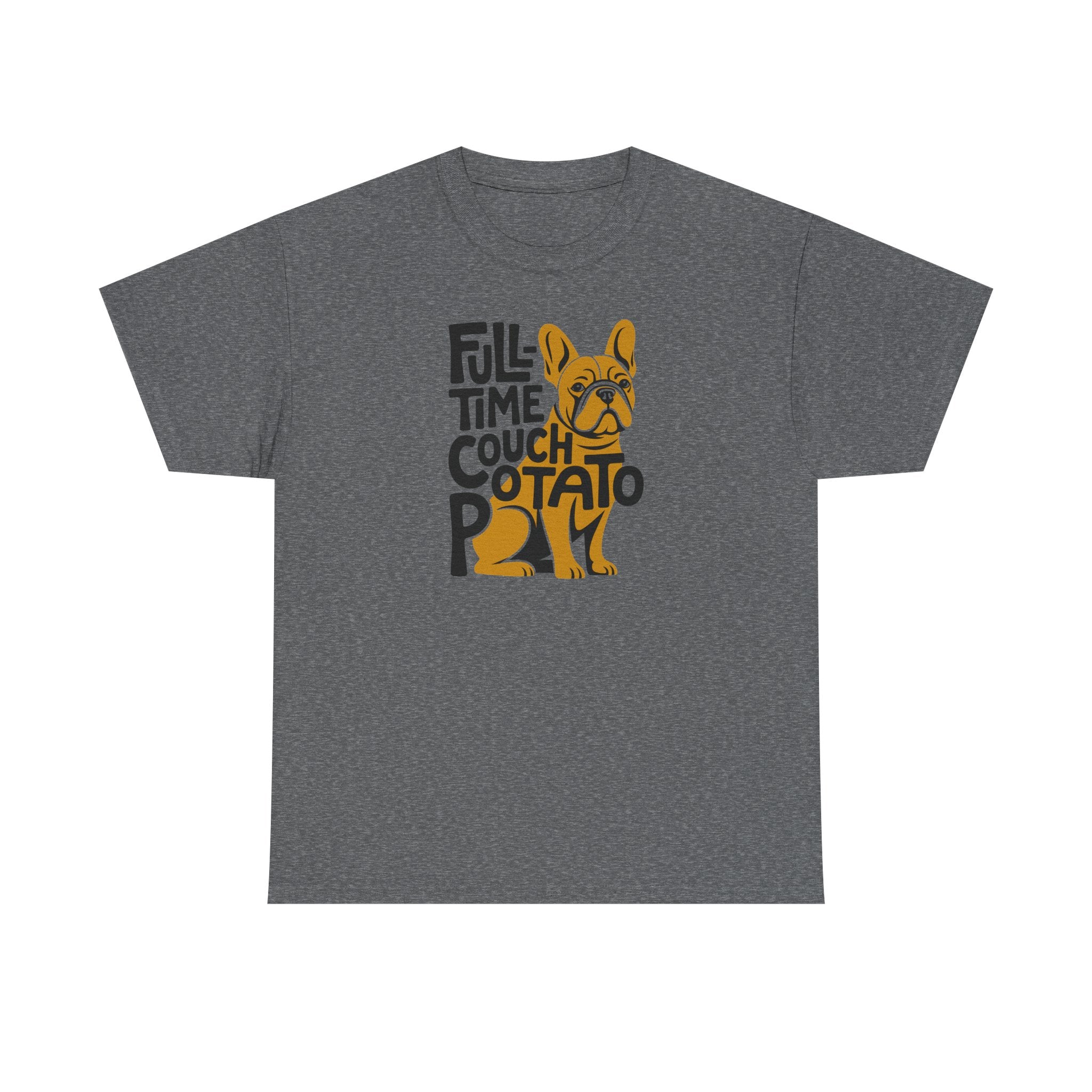 Frenchie Couch Potato Graphic T-shirt