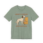 English Setter Awaits Formal Invitation Tee