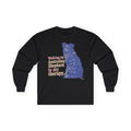 Australian Shepherd Therapy Long Sleeve Tee in Black