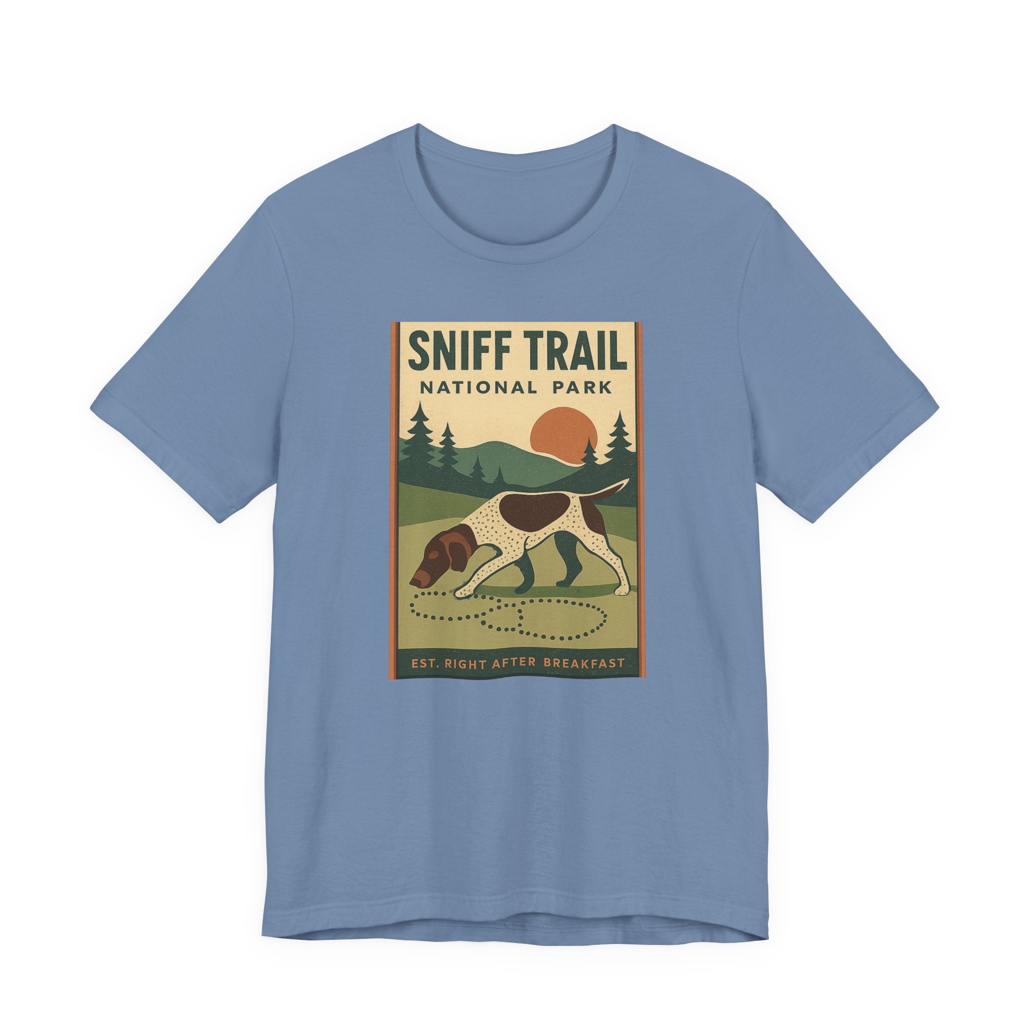 German Shorthaired Pointer Sniff Trail National Park Tee