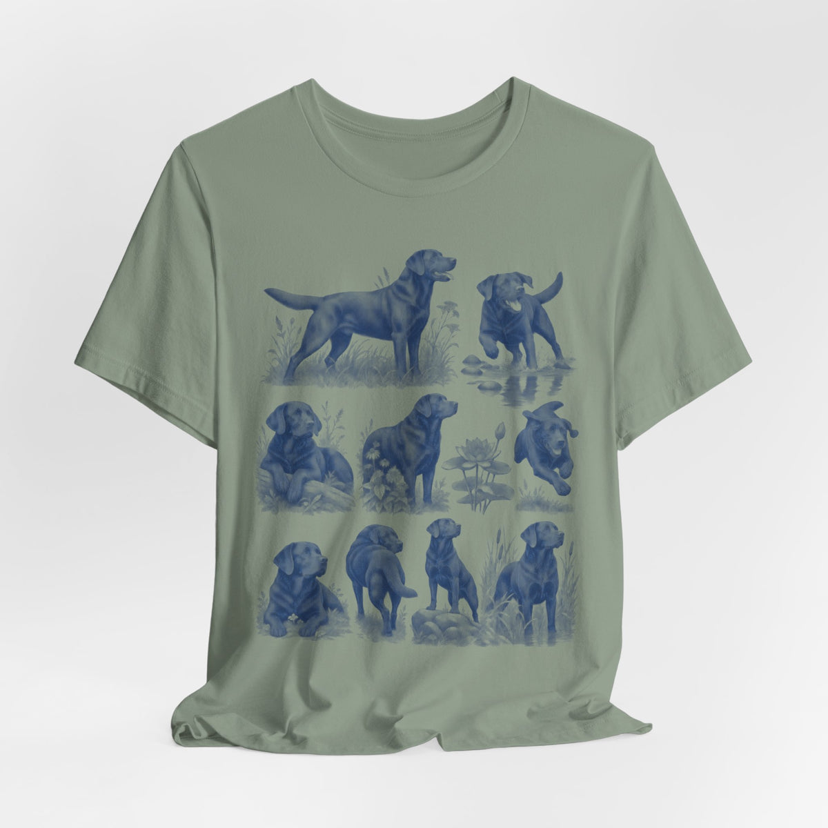 Indigo Labrador Collage T-Shirt