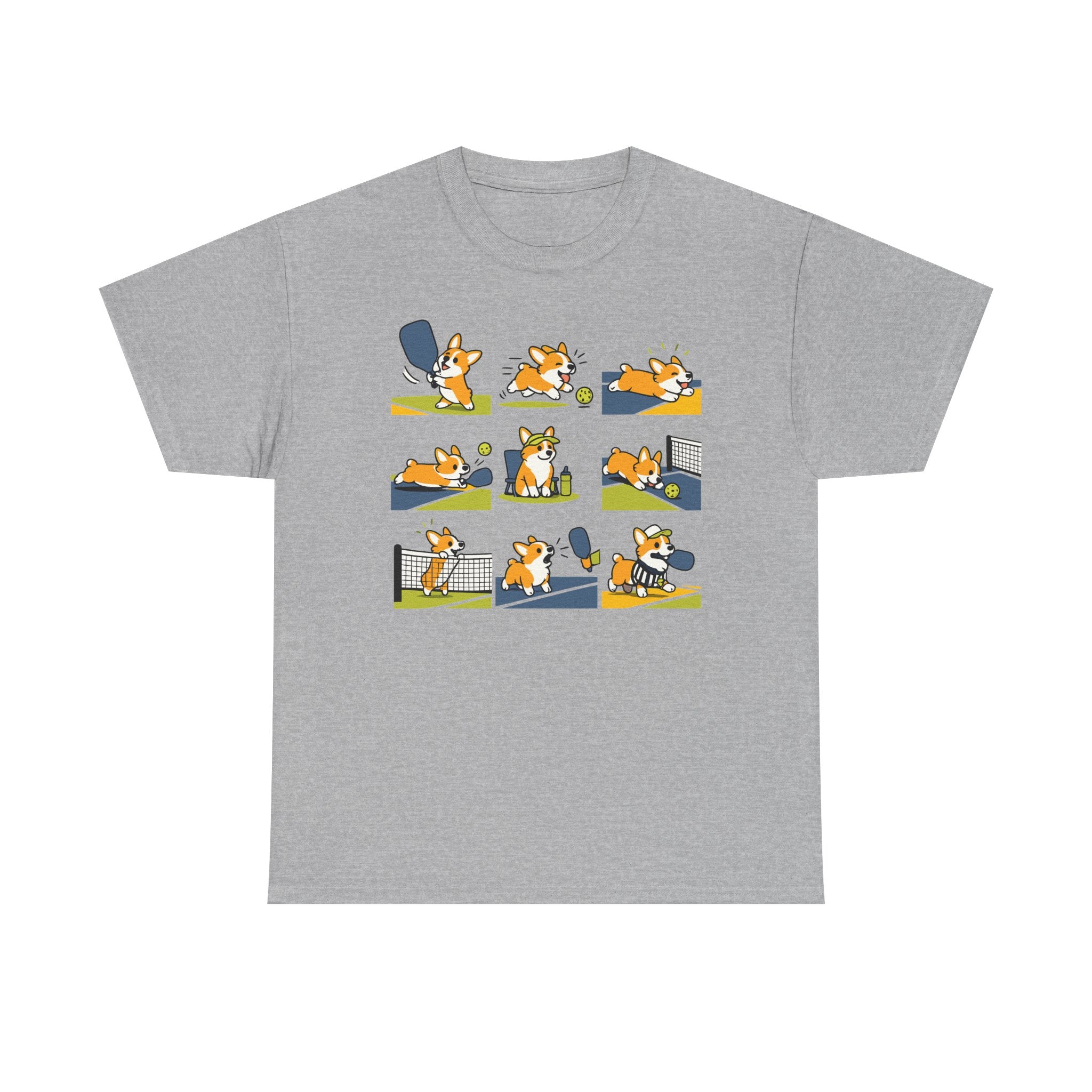 Corgi Pickleball Star T-Shirt