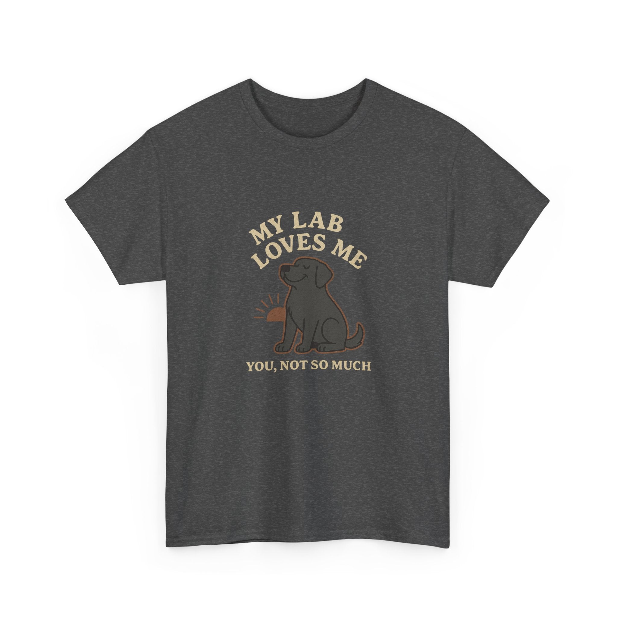 My Black Lab Loves Me, You Not So Much - Funny Black Lab Tee