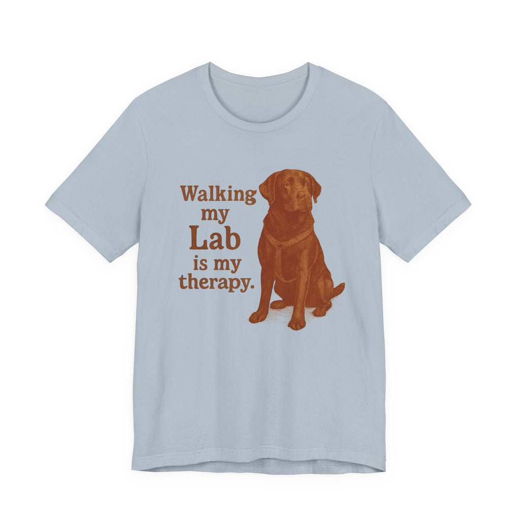 Walking My Lab Is My Therapy Tee
