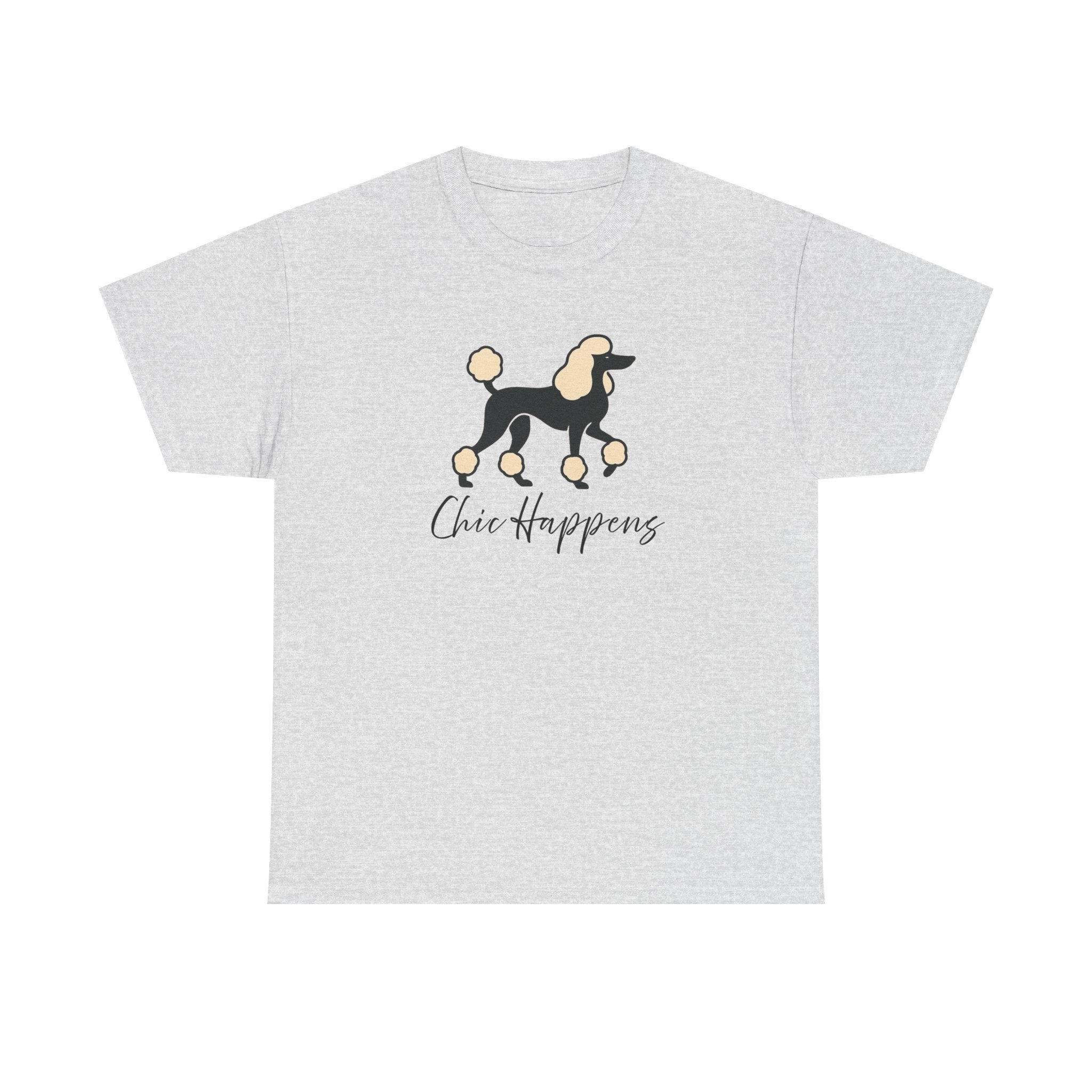Standard Poodle 'Chic happens' T-shirt