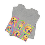Neon Crayon Labrador Collage T-Shirt