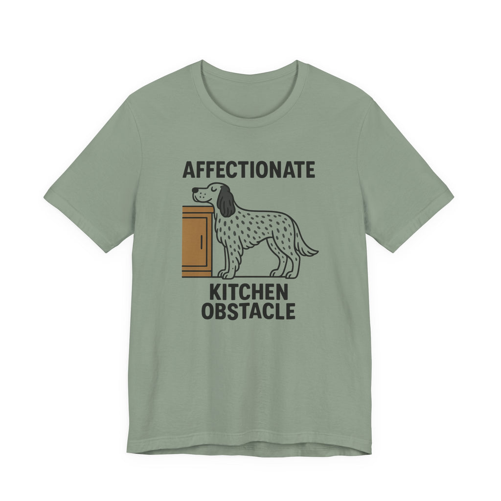 English Setter Affectionate Kitchen Obstacle Tee