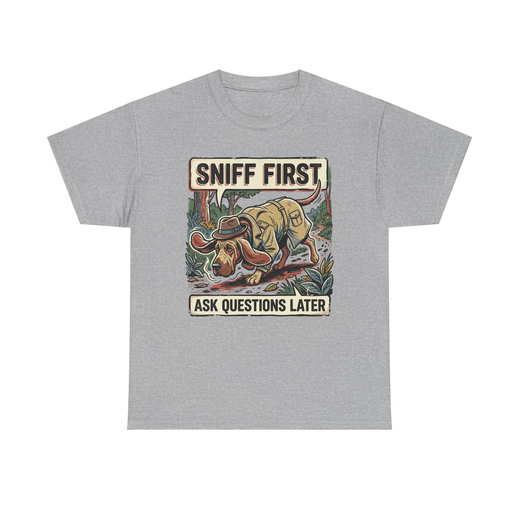 Noir Bloodhound 'Sniff First' T-Shirt