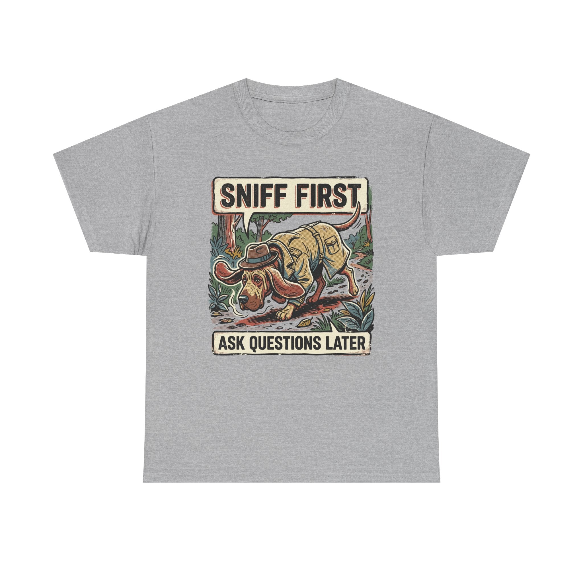 Noir Bloodhound 'Sniff First' T-Shirt