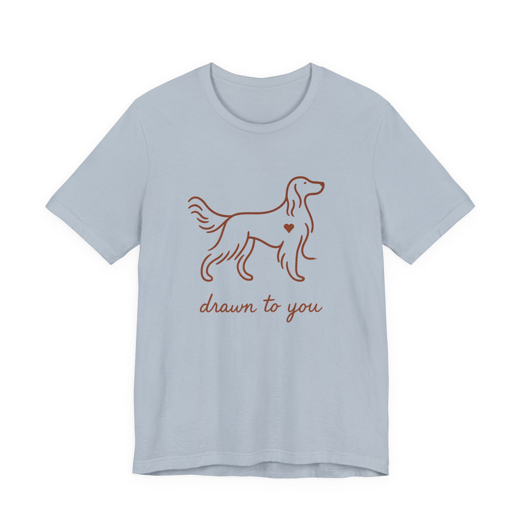 Irish Setter Drawn to You Line Art Tee