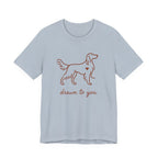 Irish Setter Drawn to You Line Art Tee