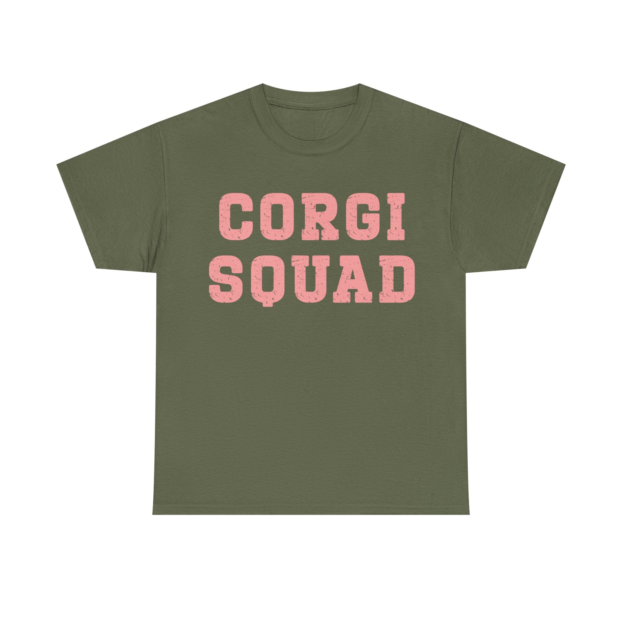 Weathered text image "Corgi Squad" T-shirt
