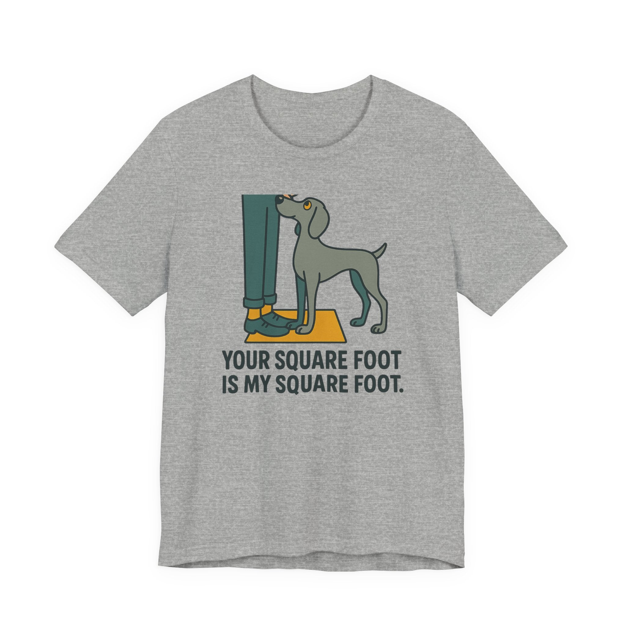 Weimaraner Your Square Foot Tee