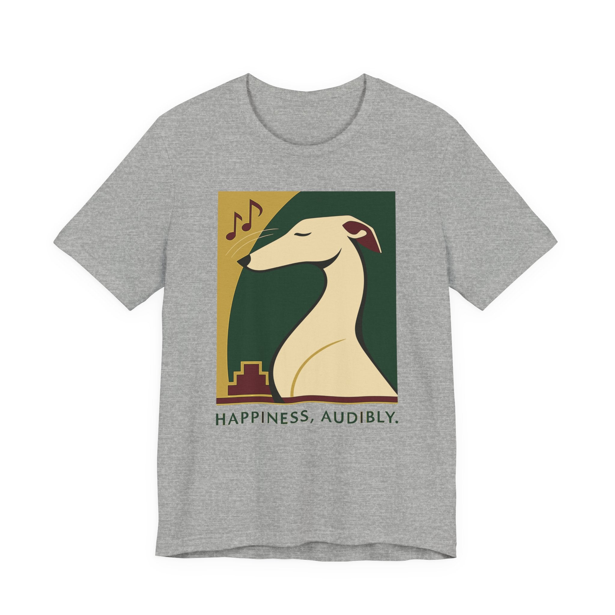 Greyhound Happiness Audibly Tee