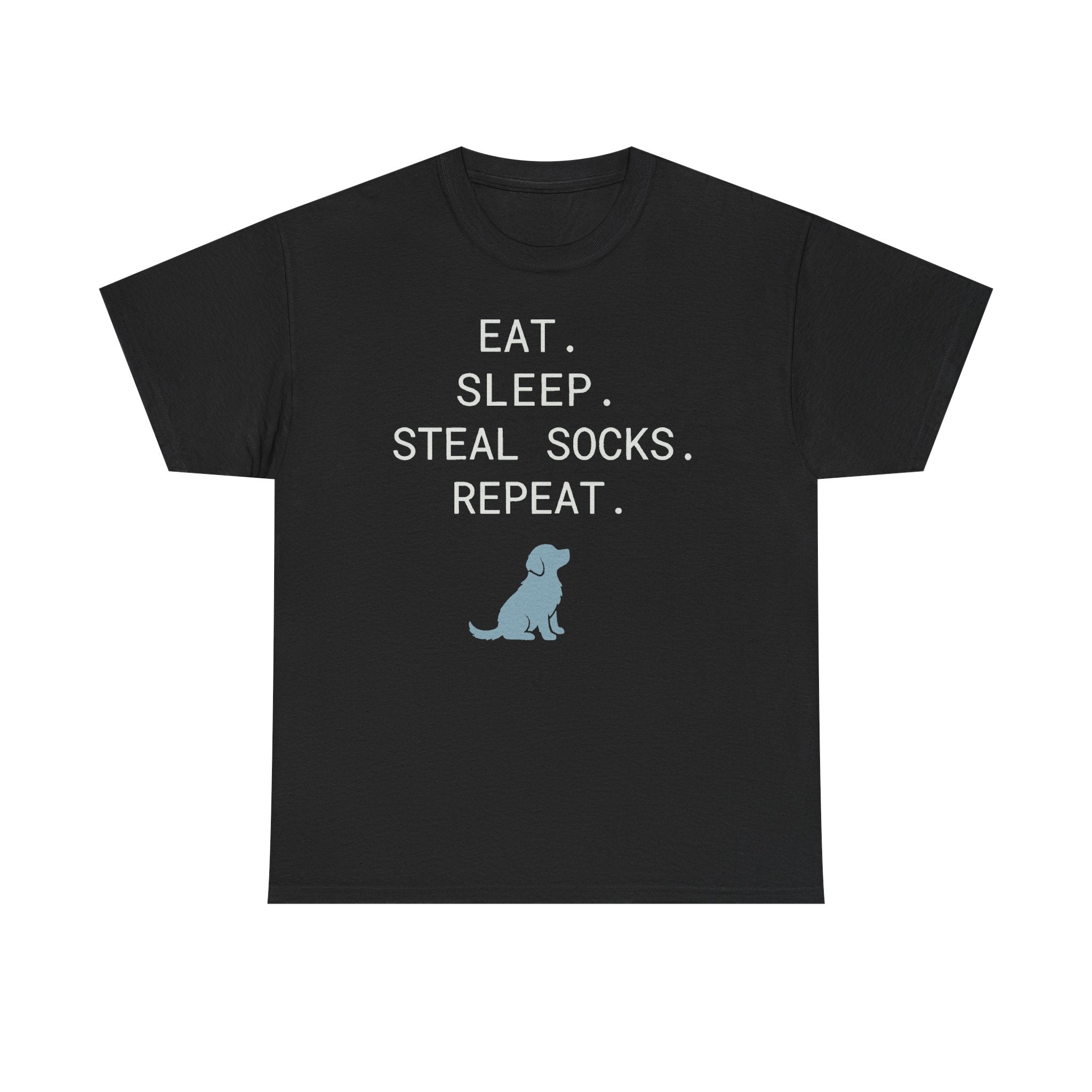 Golden Retriever Code: Eat, Sleep, Steal Socks T-Shirt