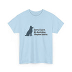 Aussie Said No. Humorous Graphic T-Shirt