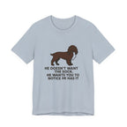 Field Spaniel He Doesn't Want The Sock Tee