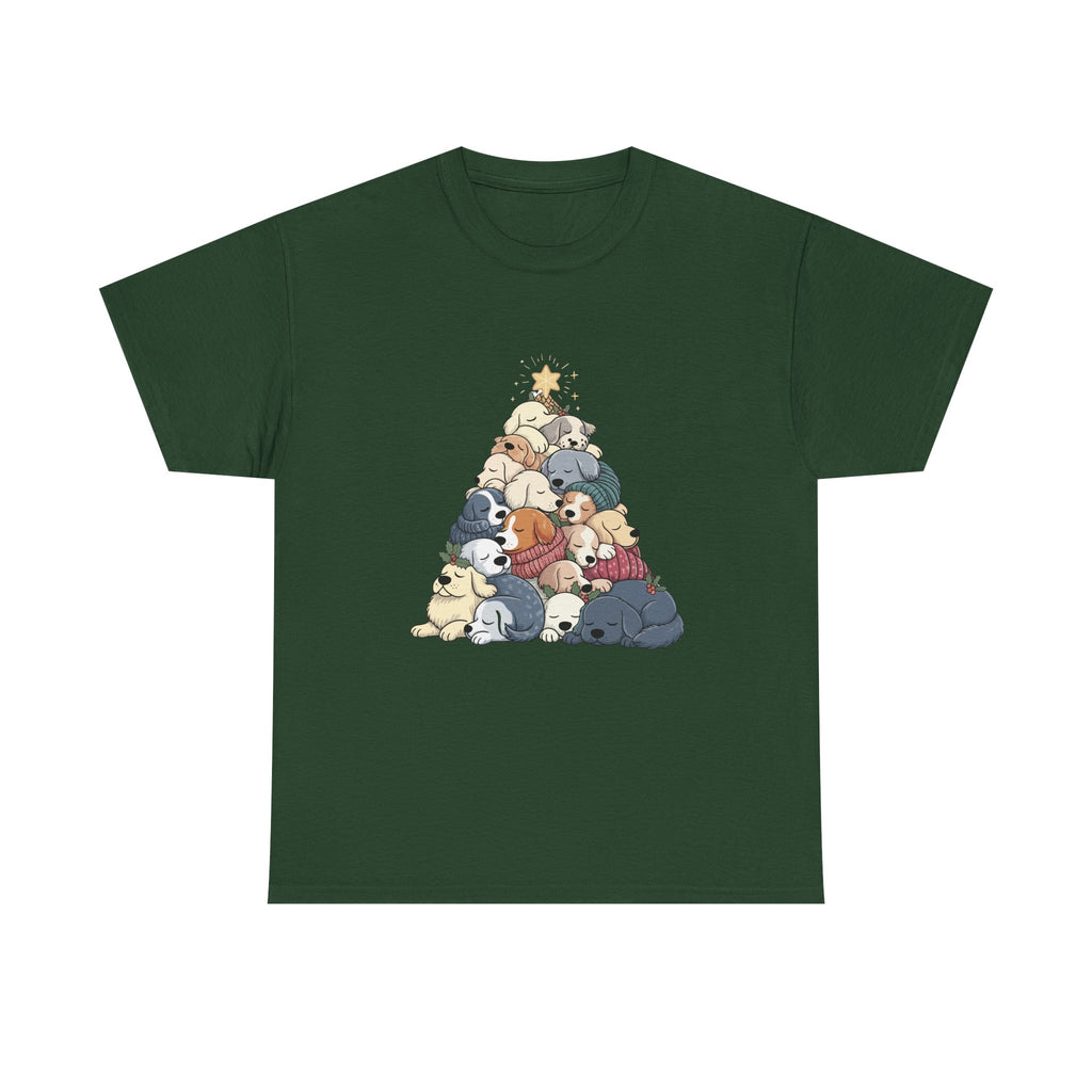 Sleeping Dogs Stacked Christmas Tree T-Shirt