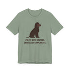 Irish Water Spaniel Unmoved By Compliments Tee