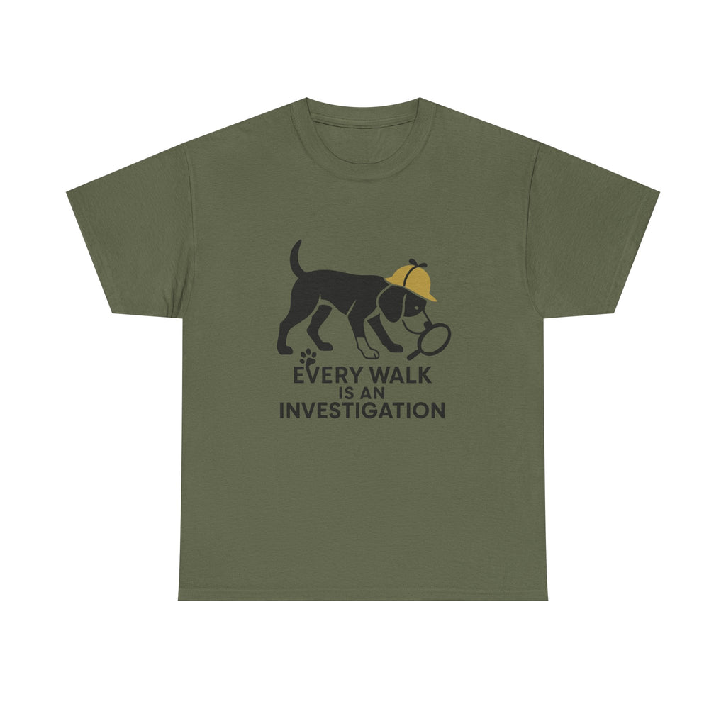 Every Walk Is An Investigation Beagle Artwork T-Shirt