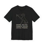 Weimaraner Doors Solved Tee