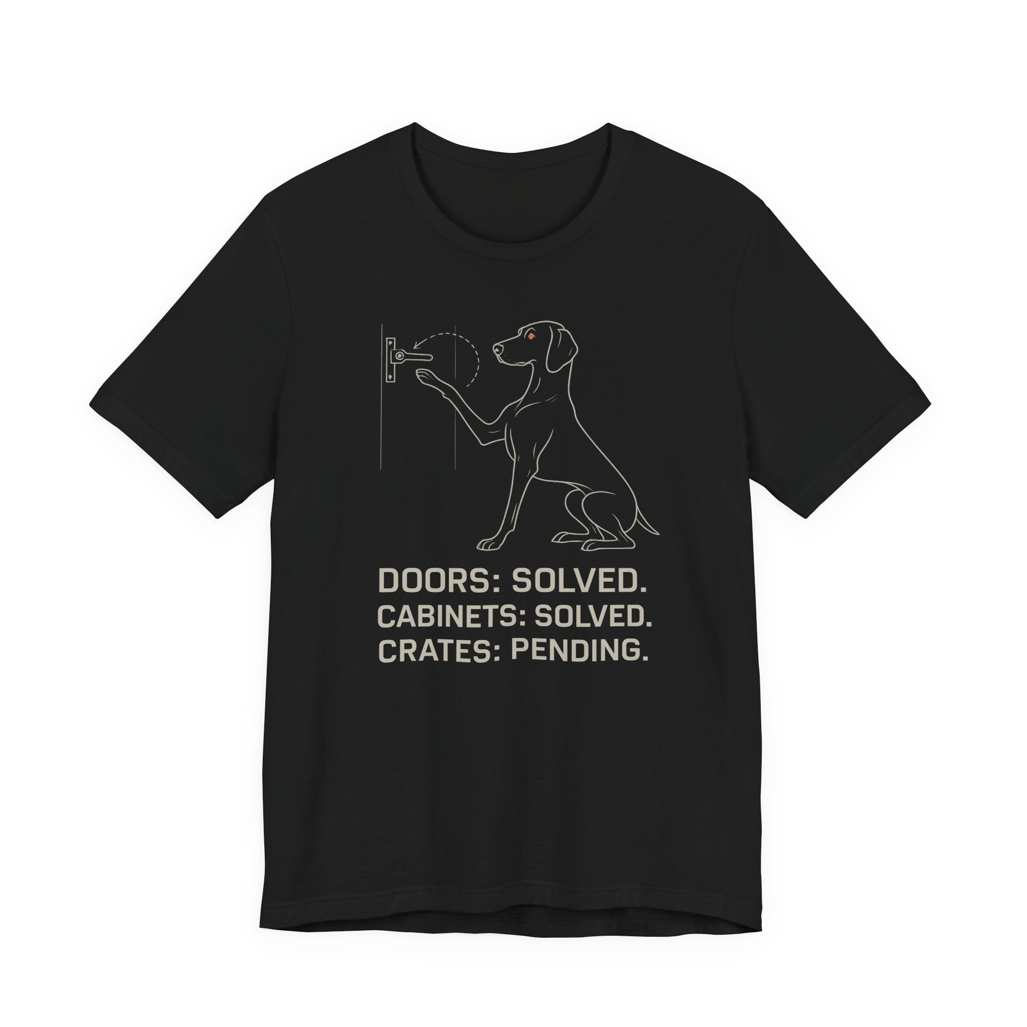 Weimaraner Doors Solved Tee