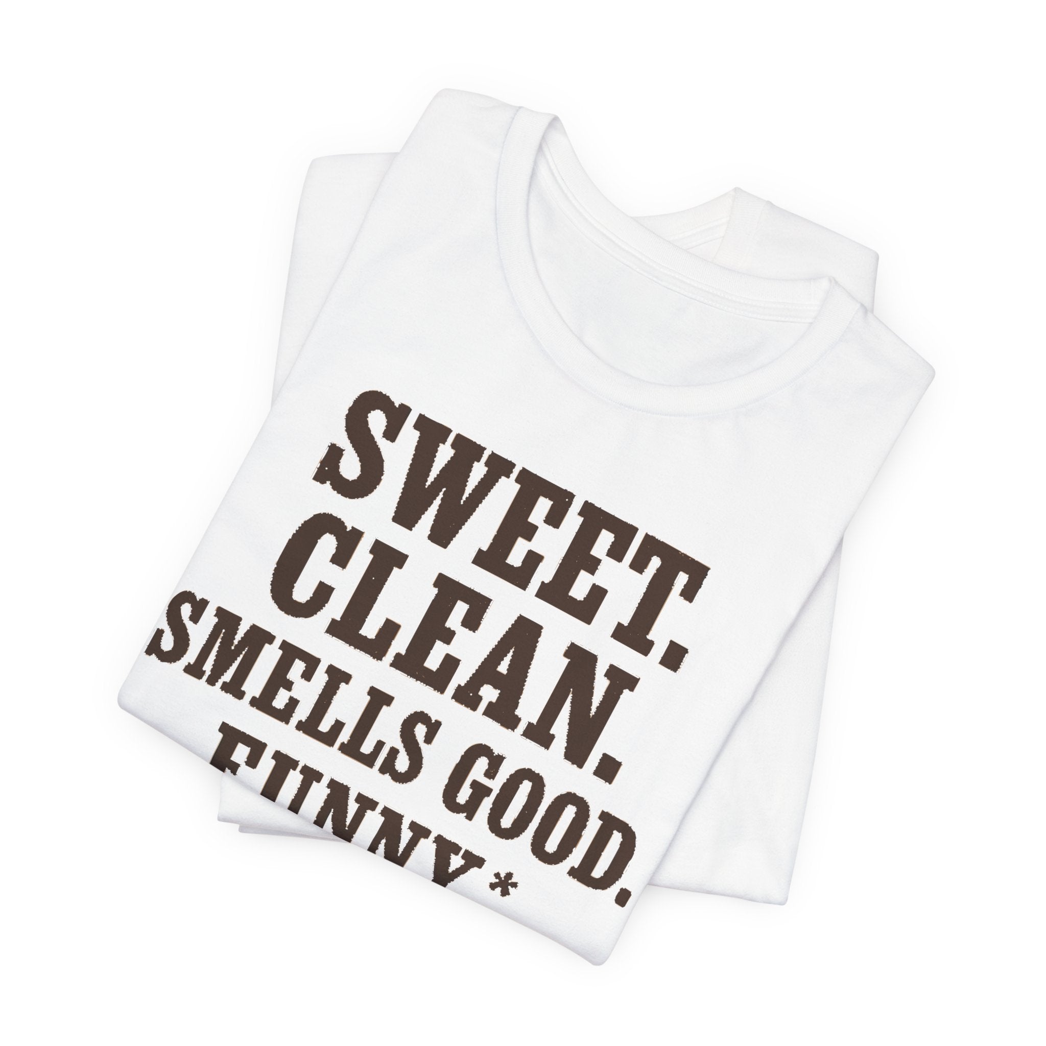 Greyhound Sweet Clean Smells Good Funny Tee
