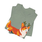 Santas Shortest Reindeer Corgi T-Shirt