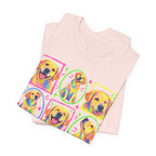 Neon Crayon Labrador Collage T-Shirt
