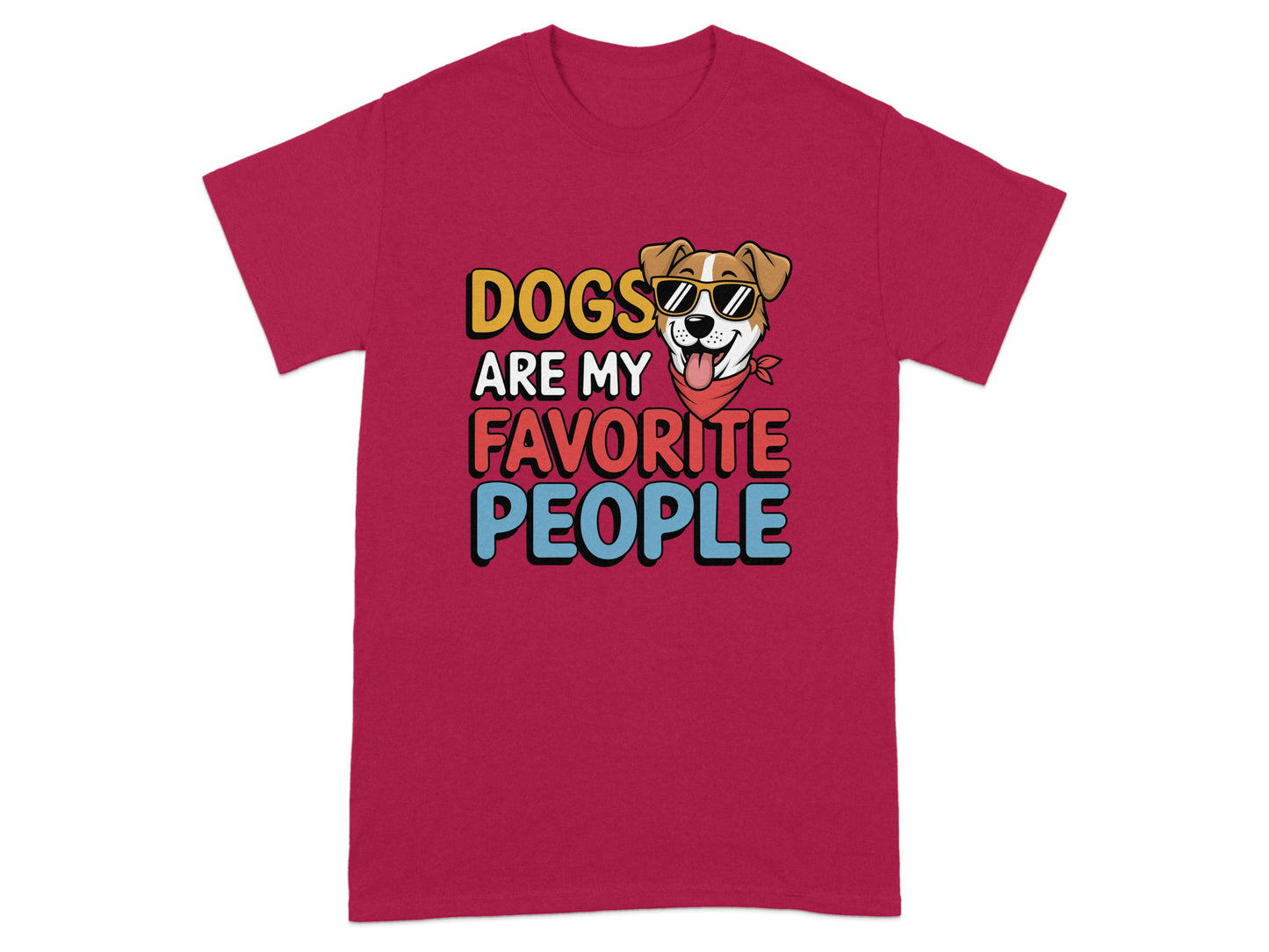 Dogs Are My Favorite People Graphic Tee product