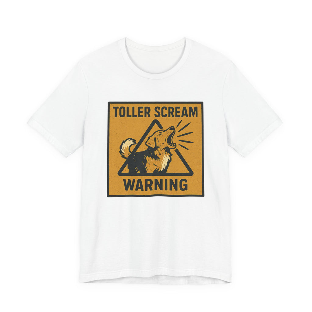 Nova Scotia Duck Tolling Retriever Scream Warning Tee