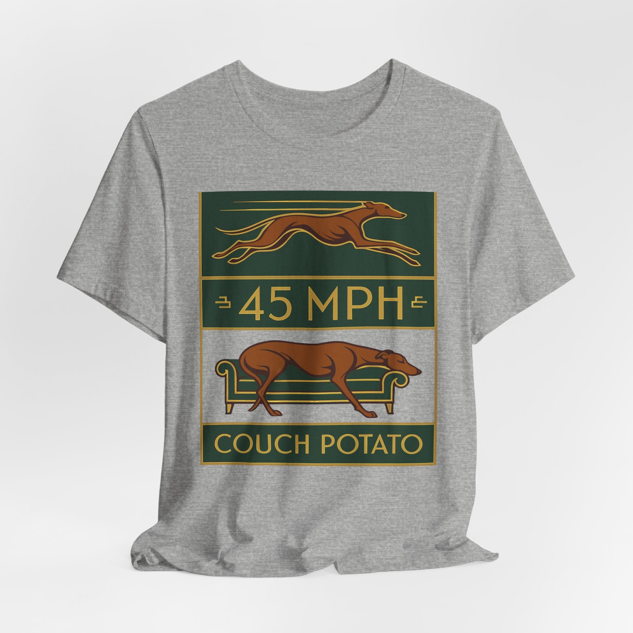 Greyhound 45 MPH Couch Potato Tee